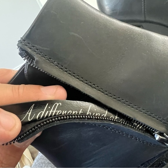 Franco Sarto Black Leather Dalden‎ Bootie Size 6M # - Picture 6 of 9